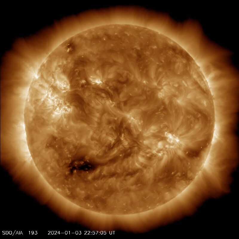The sun photographed by NASA's Solar Dynamics Observatory.