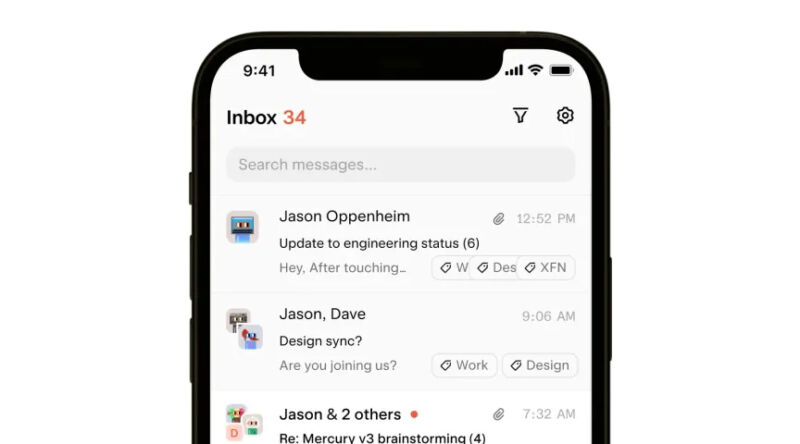 The Skiff email app. 