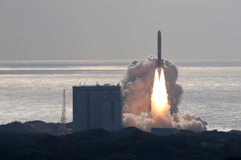 Japan's second H3 rocket lifted off from the Tanegashima Space Center at 9:22 am local time Saturday.