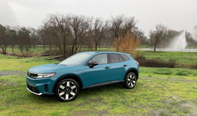 Honda definitely doesn't want you to think of the Prologue as a rebadged Chevy Blazer EV, and it has worked quite hard to make it feel like a Honda.