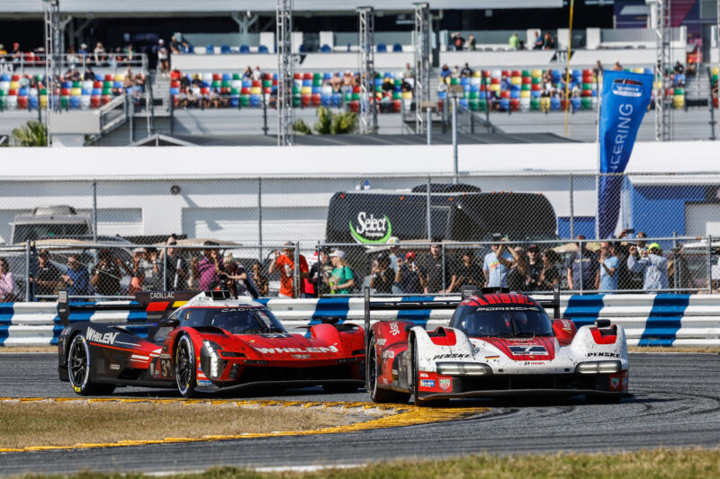The 2024 Rolex 24 at Daytona put on very close racing for a record crowd
