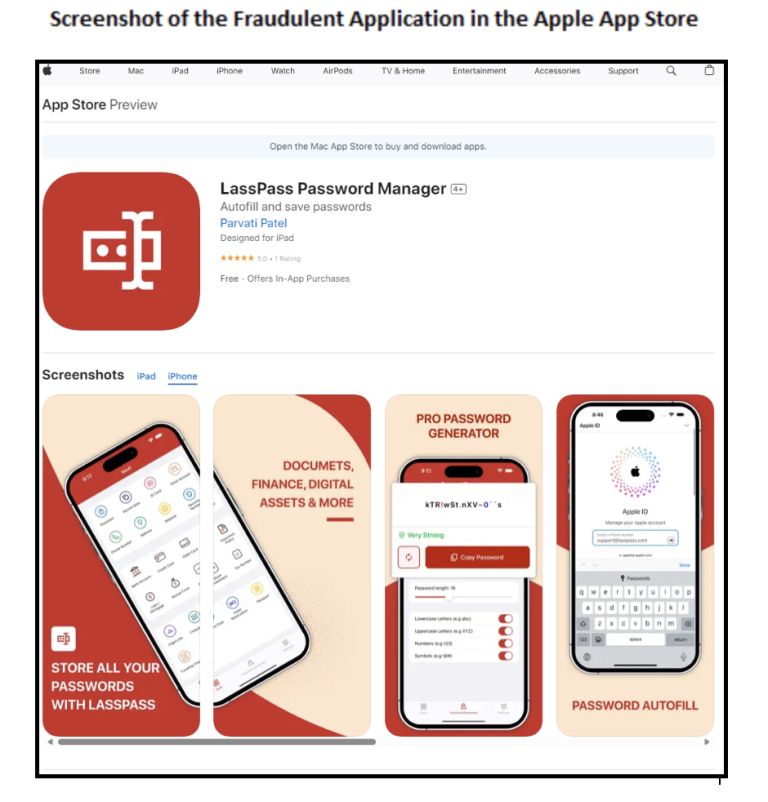 A password manager LastPass calls “fraudulent” booted from App Store ...