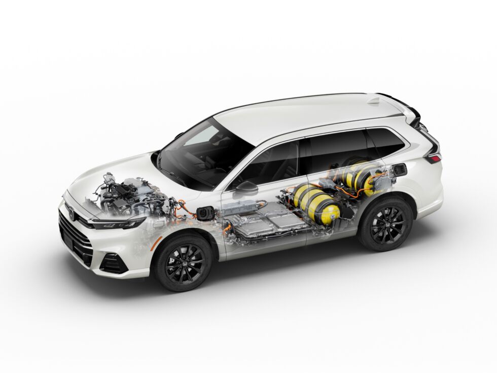 Le Honda CR-V e:FCEV est un hybride rechargeable à pile à combustible que personne n'a demandé