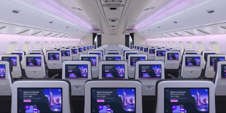 Flying coach? At least you’ll be able to watch movies on an in-seat OLED TV soon