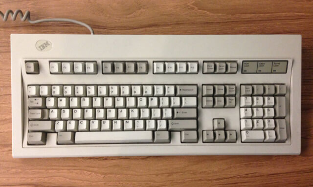 The real deal: an IBM Model M.
