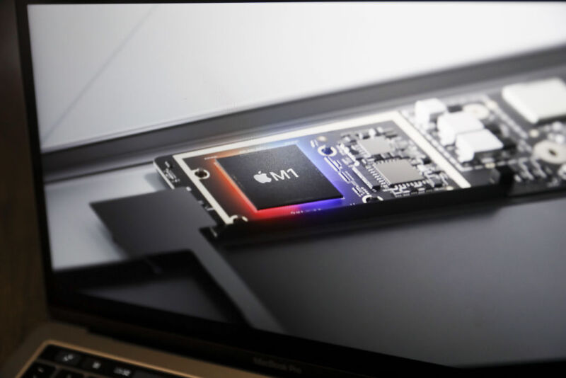 Apple's M1 chip.