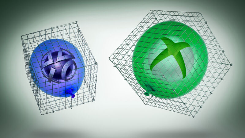 Will the fragile Xbox balloon pop if that cage is opened?