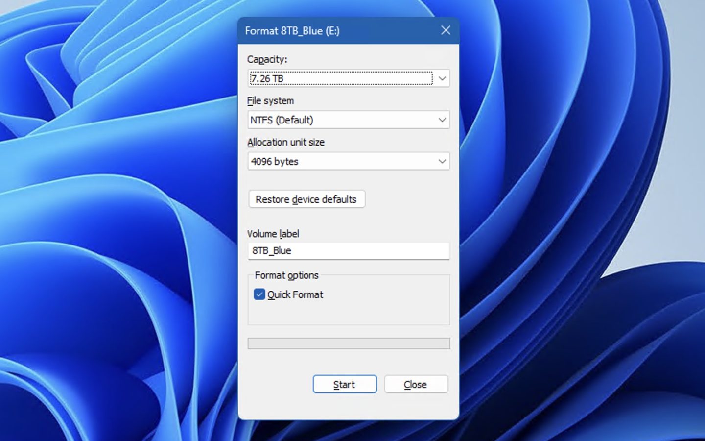“Temporary” disk formatting UI from 1994 still lives on in Windows 11 ...
