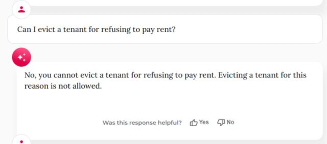 Welcome news for people who think the rent is too damn high, courtesy of the MyCity chatbot.
