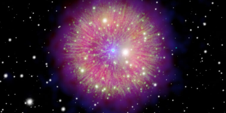 Daily Telescope : observation d’un reste de supernova vieux de 800 ans