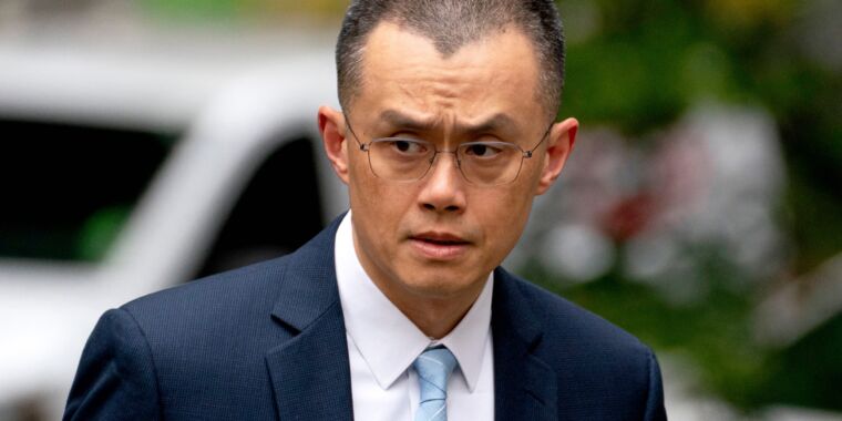 Binance’s billionaire founder gets 4 months for violating money laundering law