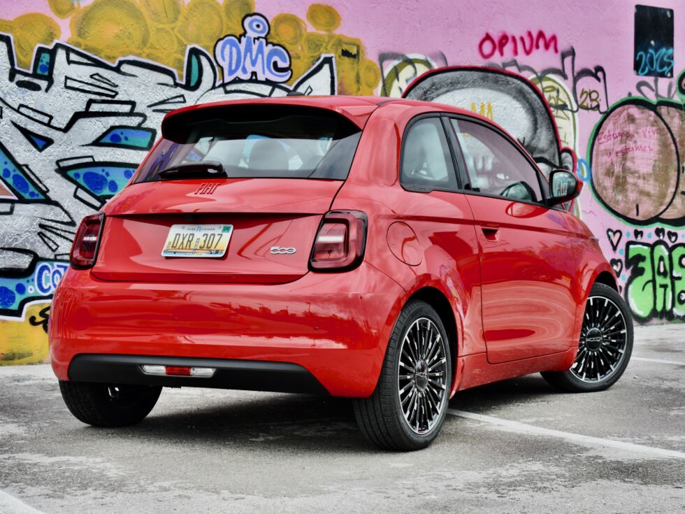 Fiat thinks the 500e makes the perfect second car. 