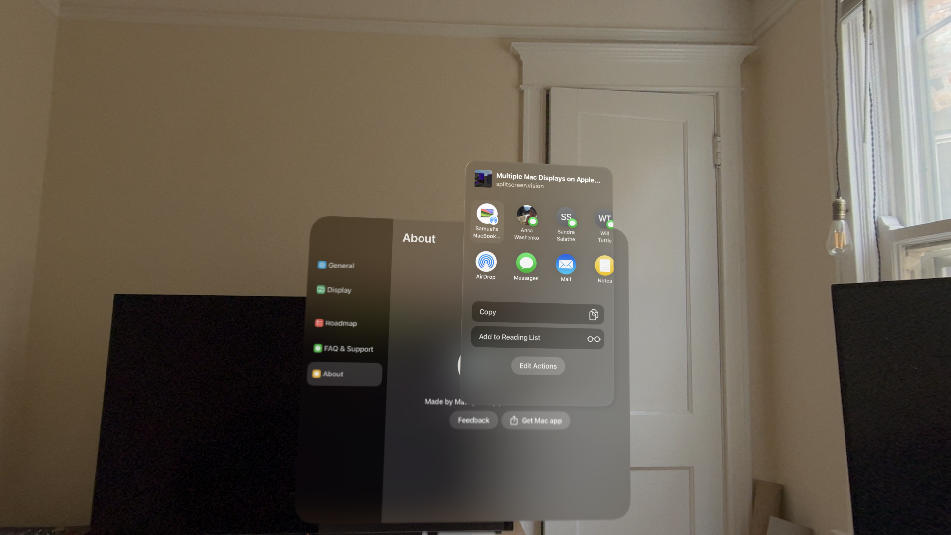 Это приложение пытается сделать то, что не удалось Apple: несколько мониторов Mac на Vision Pro.