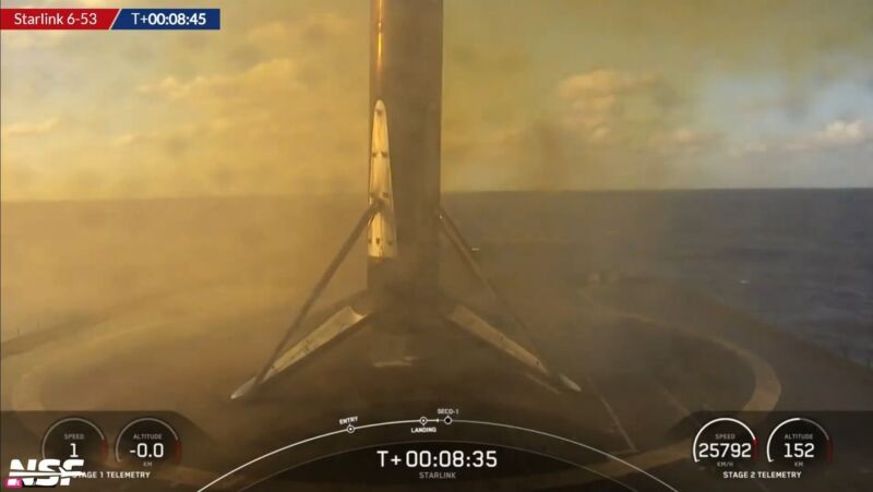 SpaceX landed its 300th Falcon booster on Tuesday.