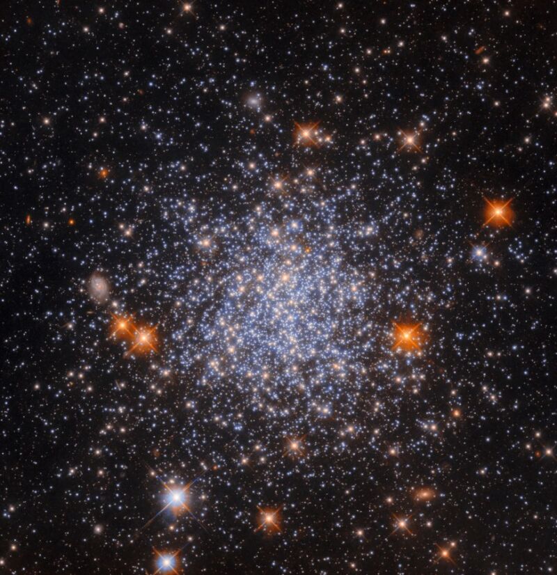 This image from the NASA/ESA Hubble Space Telescope shows a globular cluster called NGC 1651.