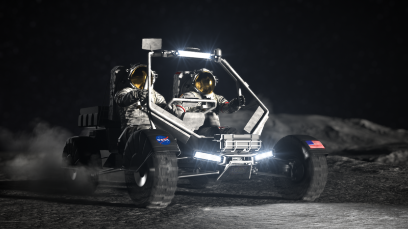 NASA's generic concept for a lunar terrain vehicle.