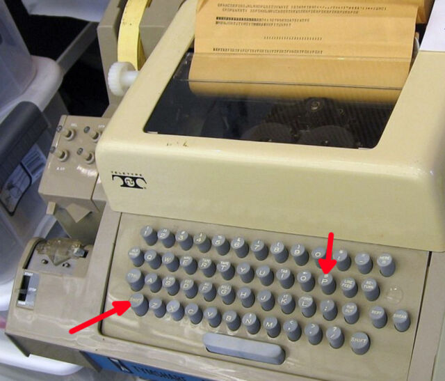 The two keystrokes that changed history. 