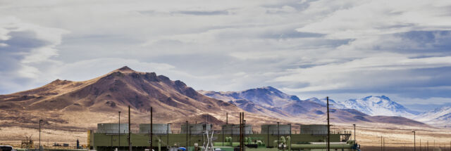 A geothermal plant in Washoe County, Nevada. Startup Fervo Energy has been working on methods that could make geothermal a more widespread electricity source.