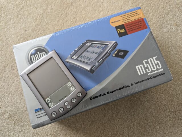 My first Palm device, the Palm m505.