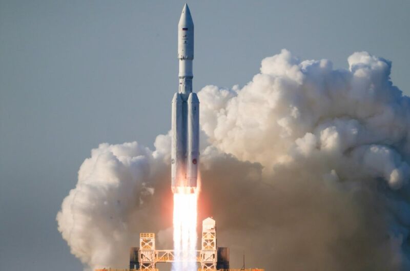 El cohete Angara A5 fue lanzado esta semana por primera vez desde Vostochny.