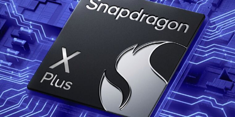 photo of Qualcomm says lower-end Snapdragon X Plus chips can still outrun Apple’s M3 image