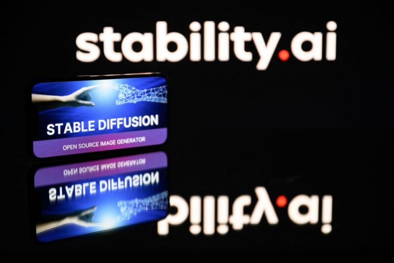 Logotipo de estabilidad AI