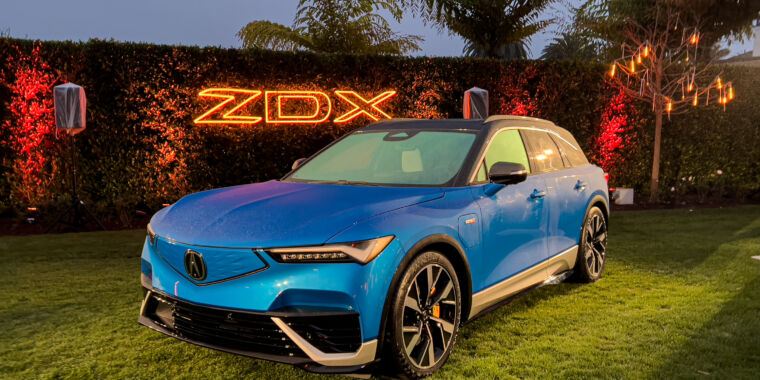 photo of The 2024 Acura ZDX Type-S: This electric SUV feels polished but heavy image