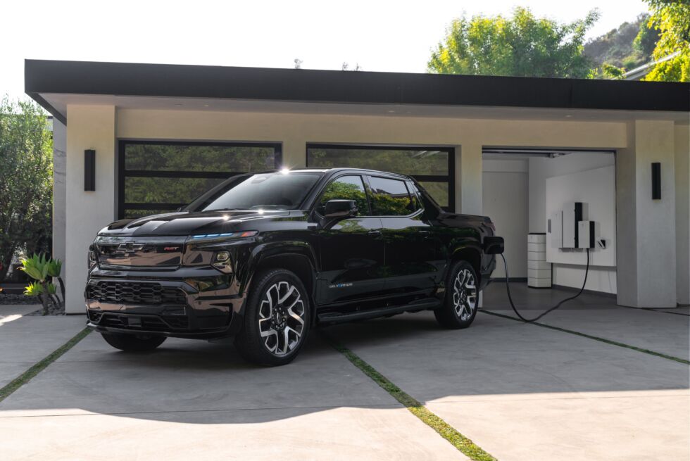 The V2H capability debuts with the Silverado EV but will roll out to GM's other Ultium-based EVs, although some may require an update.