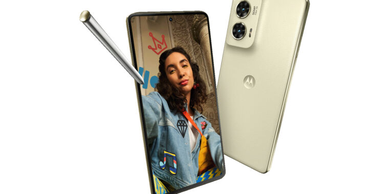 The 2024 Moto G Stylus is a 0 mid-ranger with vegan leather