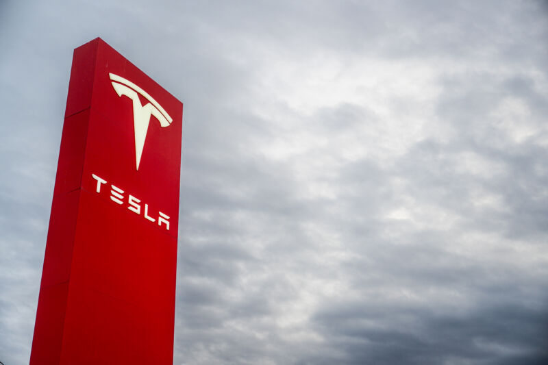 DECEMBER 13: A Tesla dealership is seen on December 13, 2023 in Austin, Texas. Tesla is recalling nearly all vehicles sold in the US after a near two-year investigation by the National Highway Traffic Safety Administration found a defect in the Autopilot system.