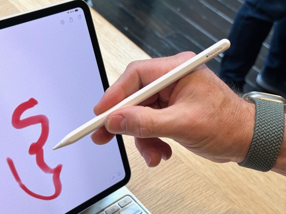 The Apple Pencil Pro.