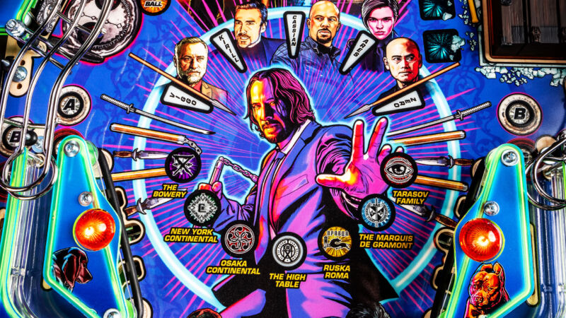 Hands-on with the new John Wick pinball