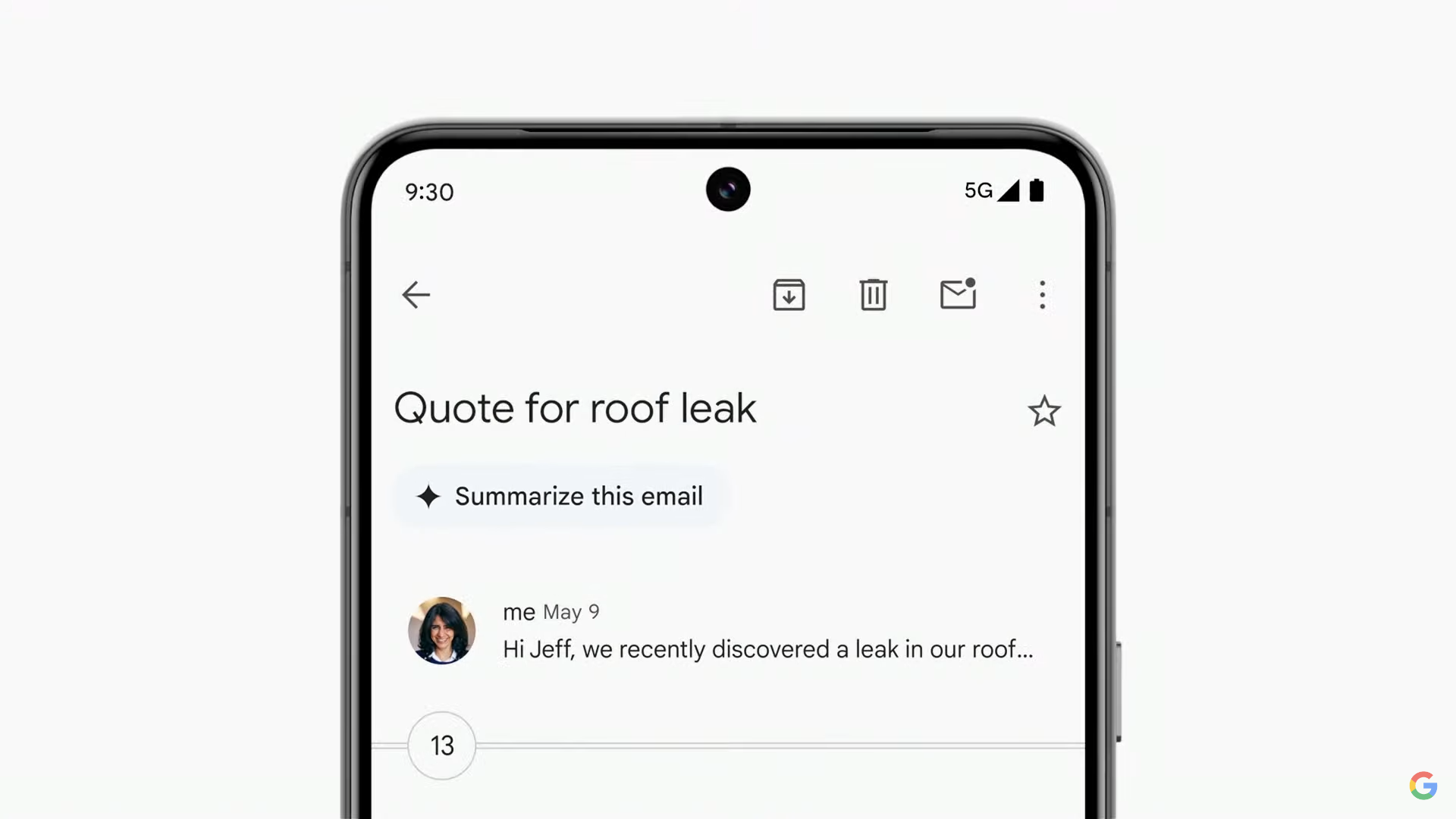 AI in Gmail will sift through emails, provide search summaries, send emails