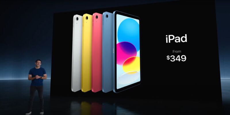 Apple drops price of 10th Gen iPad from $399 to $349