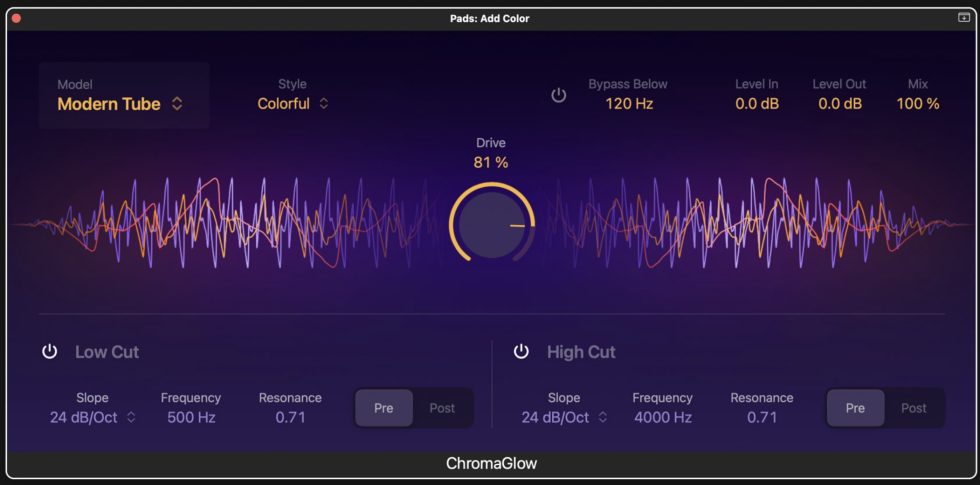 New ChromaGlow plugin.  It's filling!