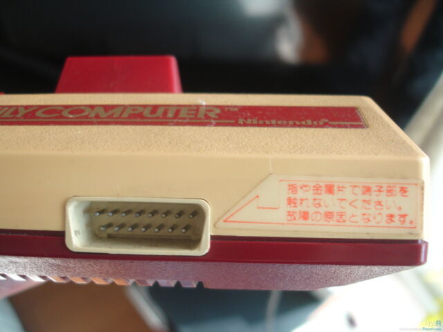 The Famicom expansion port that is key to making this hack work.