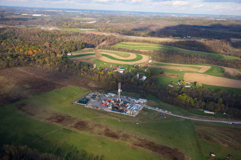 fracking operation in Pennsylvania