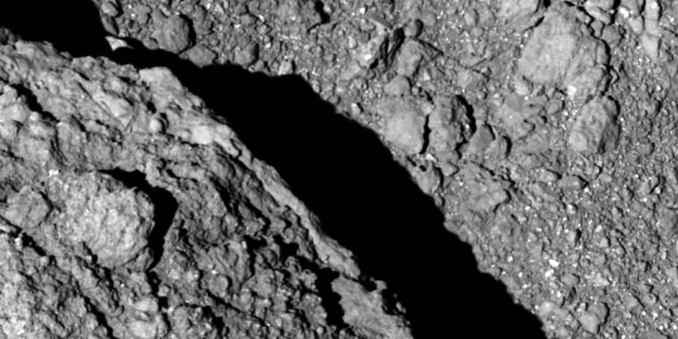 How did space dangers affect the asteroid Ryugu?