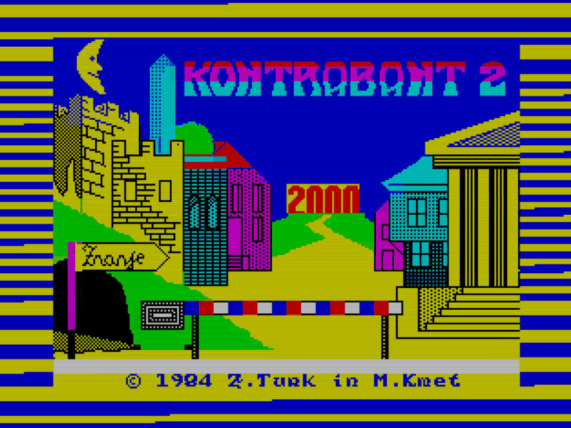 Kontrabant 2 title image on ZX Spectrum
