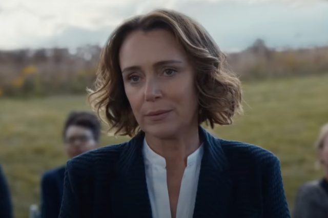 Closeup up Keeley Hawes as Kira
