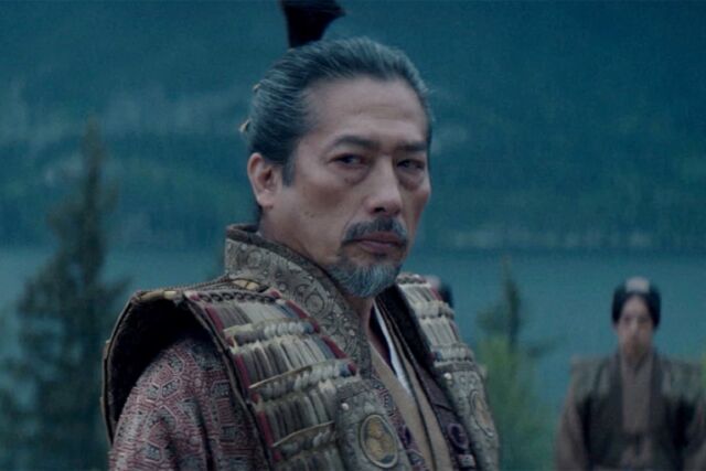 Hiroyuki Sanada interpreta a Lord Yoshii Toranaga, un personaje basado en el personaje histórico Tokugawa Ieyasu.