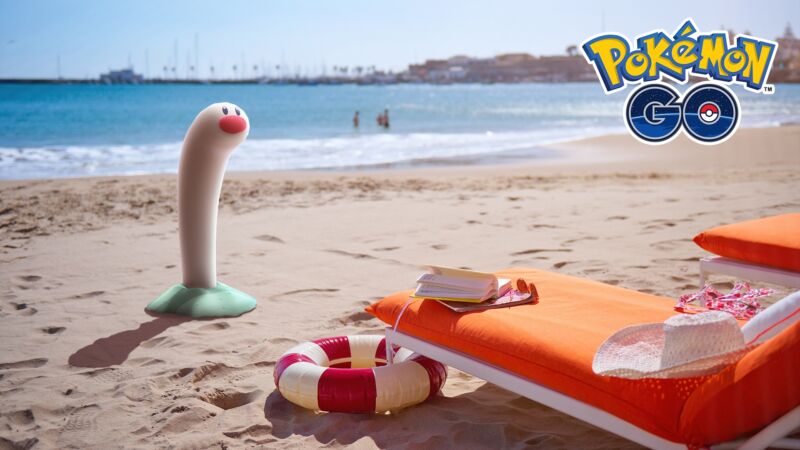 En lugar de ir a las playas para atrapar a Wigletts, algunos jugadores de <em>Pokémon Go</em> están tratando de acercarse a las playas.»/><figcaption class=