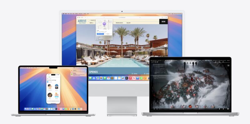 Macs running a preview build of macOS 15 Sequoia. 