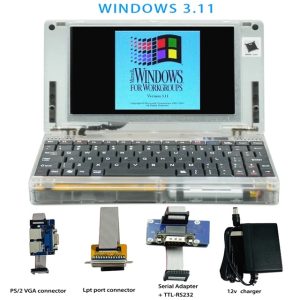 Windowsノート本体 Dyna Book Satellite Pro 430/1.3 Window95 $200-ish laptop with a 386 and 8MB of RAM is a modern take