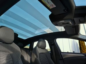 Audi A6 Sportback e-tron electrochromic glass roof
