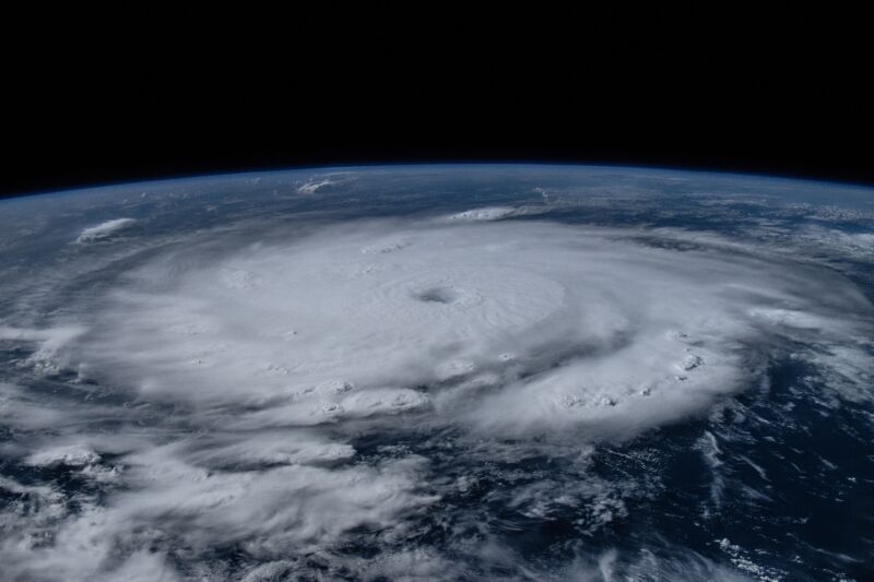 Image of Hurricane Beryl captured from the International Space Station on Monday. 