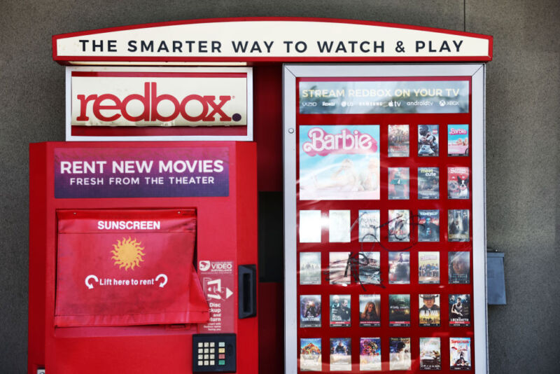 A Redbox kiosk