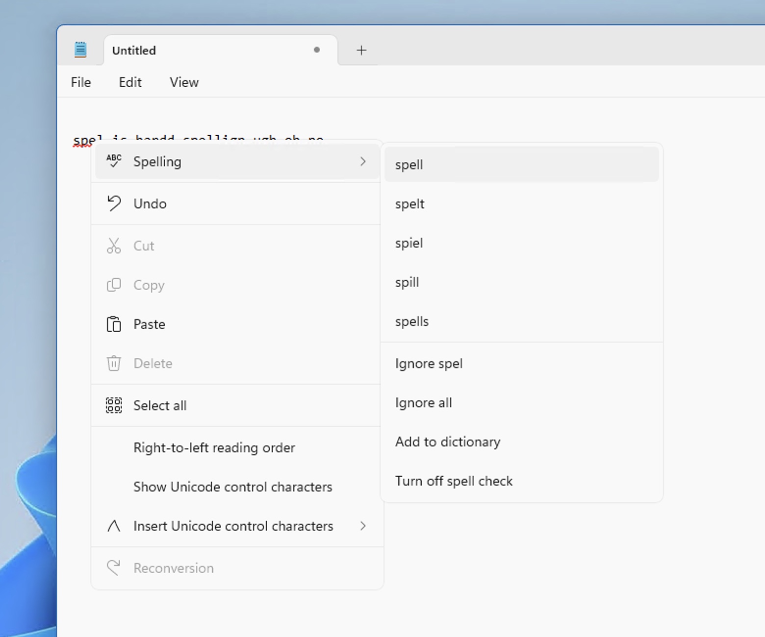 Notepad’s spellcheck and autocorrect are rolling out to everybody after 41 years