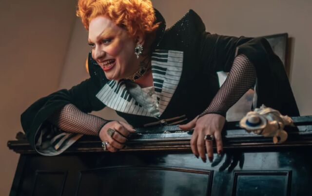 Jinkx Monsoon as Maestro, who is robbing the universe of all music.