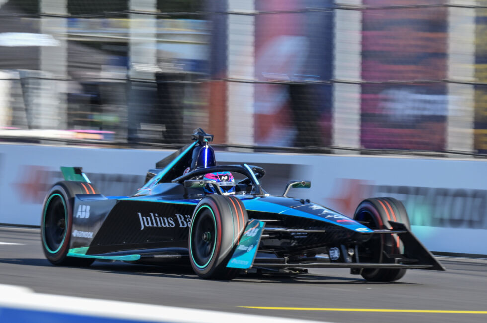 The GenBeta car is Formula E's rolling test bed. 